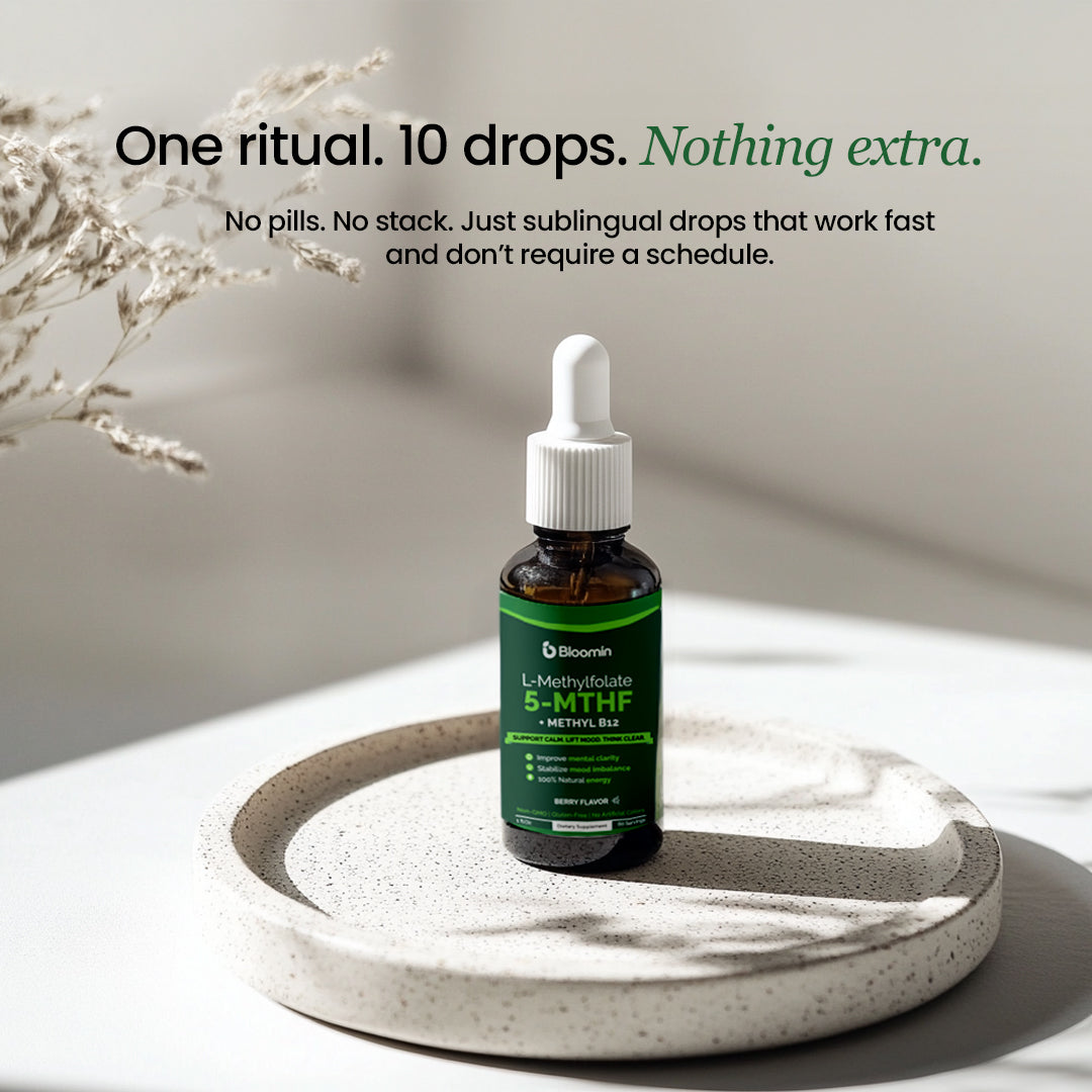 Bloomin™ Drops - Methylated B12 & L-Methylfolate